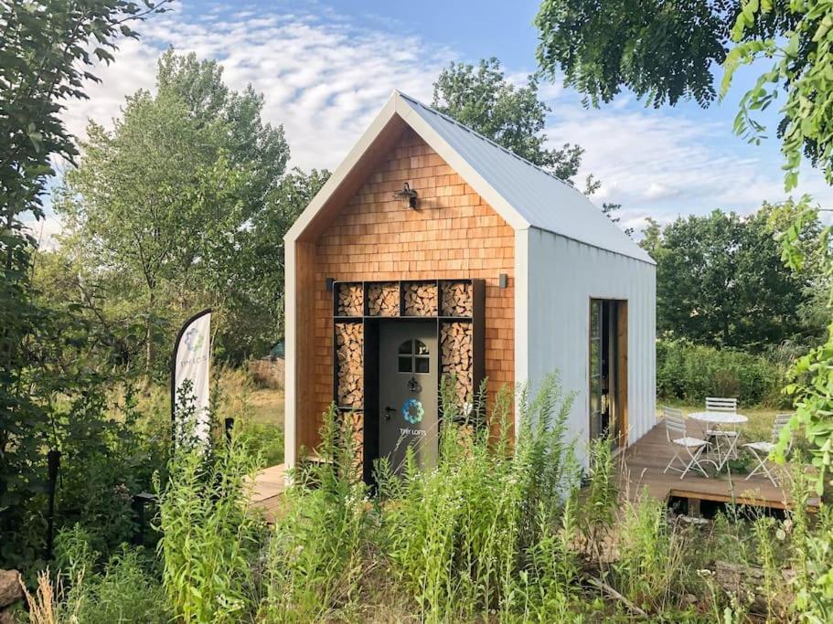 Villa Tiny Haus Auf Idyllischem Grundstueck Im Rittergut Klipphausen Exterior foto