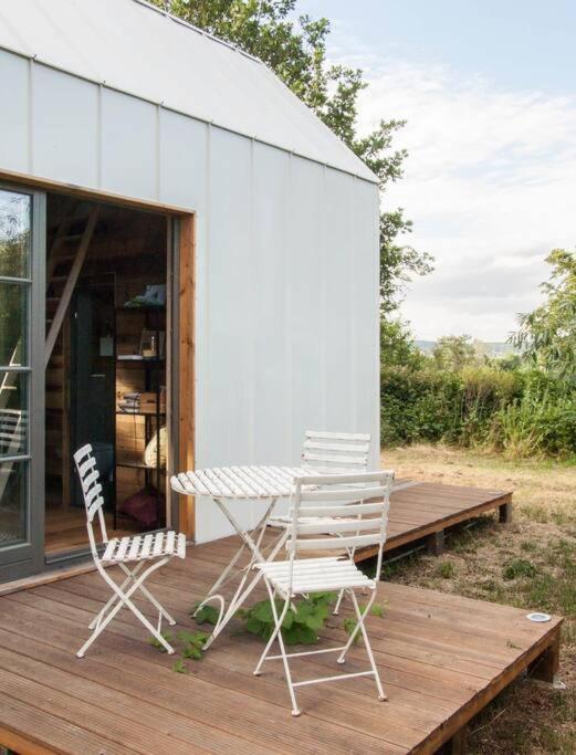 Villa Tiny Haus Auf Idyllischem Grundstueck Im Rittergut Klipphausen Exterior foto